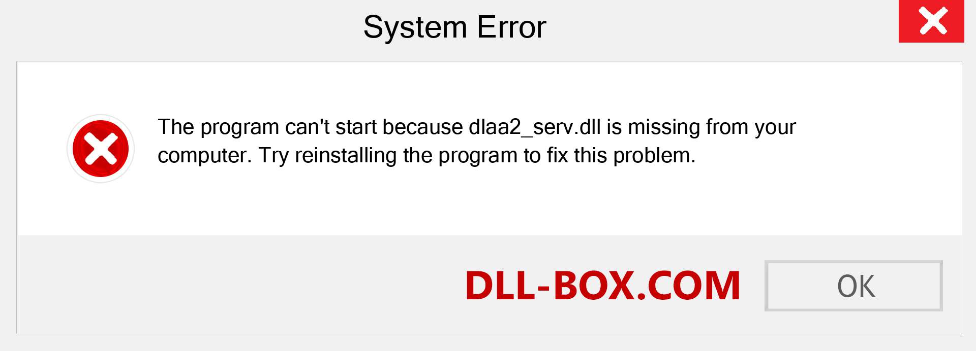  dlaa2_serv.dll file is missing?. Download for Windows 7, 8, 10 - Fix  dlaa2_serv dll Missing Error on Windows, photos, images